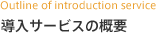 導入サービスの概要